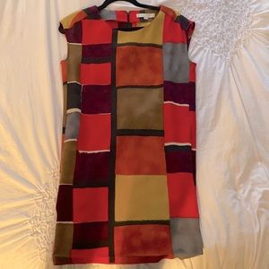 LOFT Piet Mondrian Style Dress